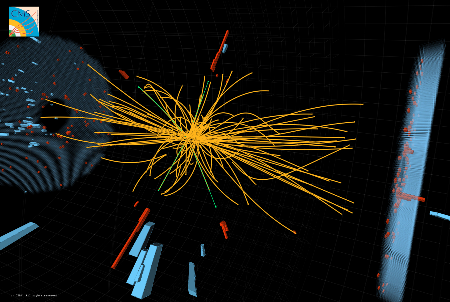 Spot the Higgs! A Higgs candidate event from LHC.