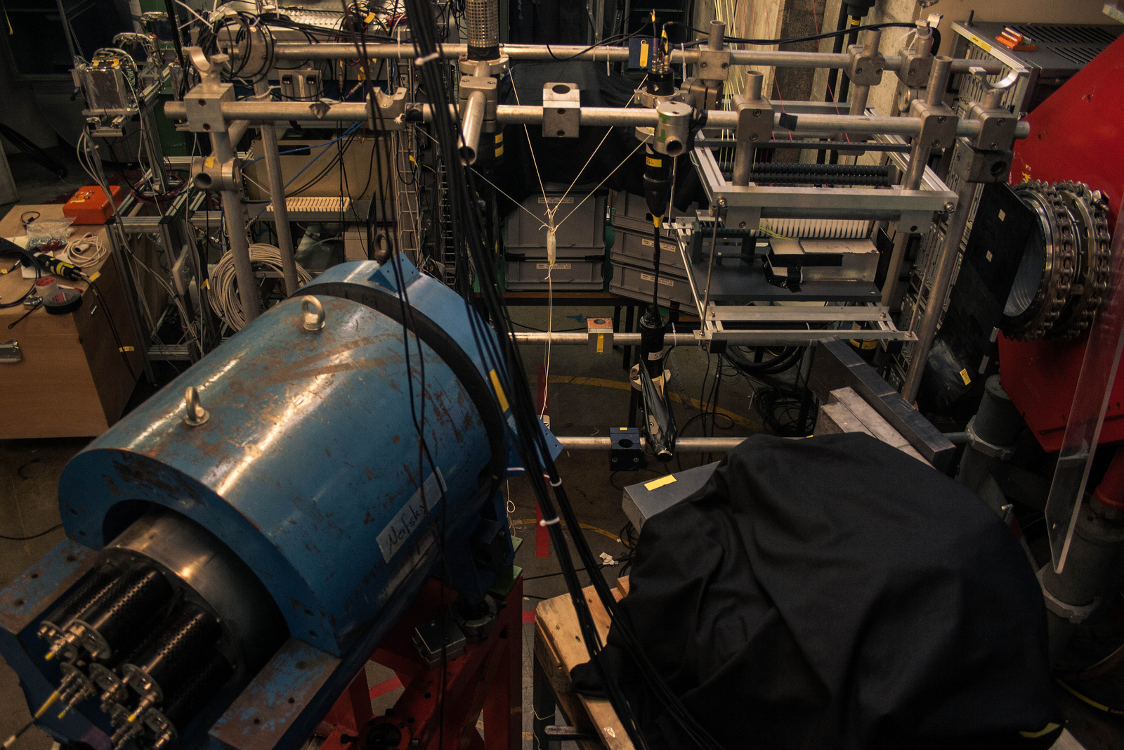 Setup for Panofsky Ratio Measurement